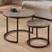 ECHO 600 Nested Coffee Table Set Oak by Censi -Home Living Store - -  
