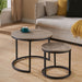 ECHO 600 Nested Coffee Table Set Oak by Censi -Home Living Store - -  