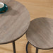 ECHO 600 Nested Coffee Table Set Oak by Censi -Home Living Store - -  