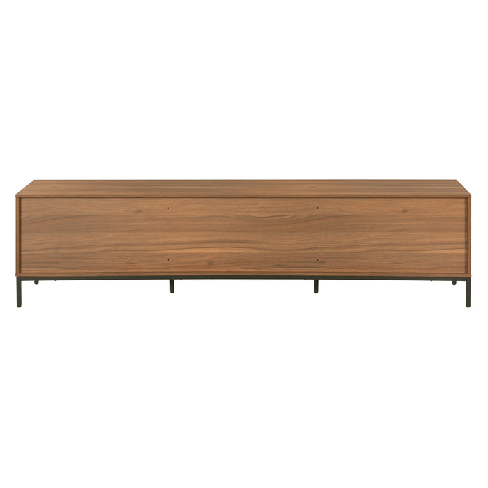 Tauris ELGIN2200WAL TV Unit – 2200mm Walnut Entertainment Cabinet with Drawers