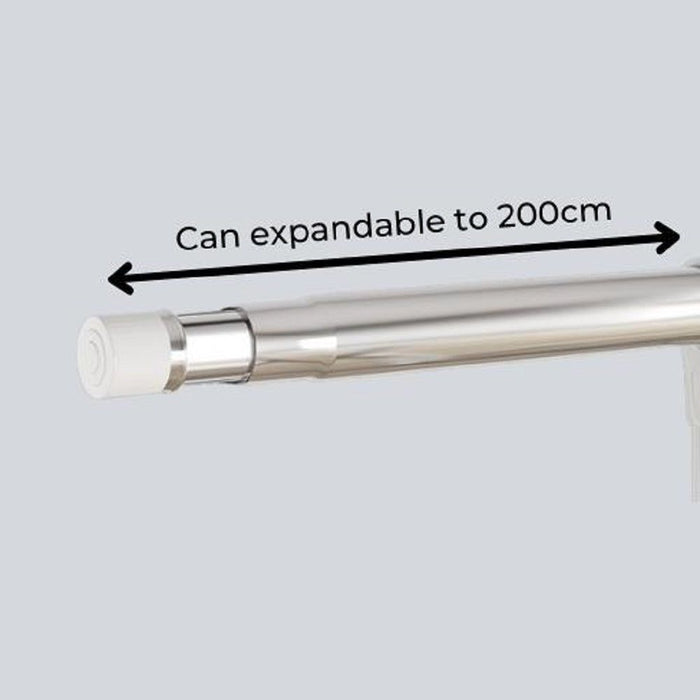Ekkio Clothes Rack Stainless Steel One Rail -Home Living Store - -  
