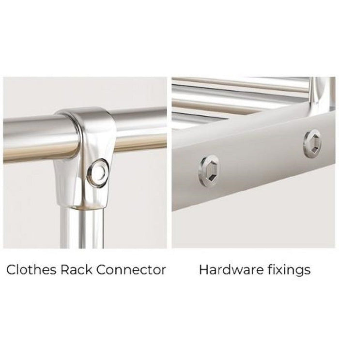 Ekkio Clothes Rack Stainless Steel One Rail -Home Living Store - -  