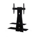 Electra Black Wall Mount TV Stand with Bracket Mount, Two Shelves, Cable Management by Tauris -Home Living Store - -  