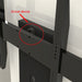 Electra Black Wall Mount TV Stand with Bracket Mount, Two Shelves, Cable Management by Tauris -Home Living Store - -  