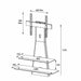 Electra Black Wall Mount TV Stand with Bracket Mount, Two Shelves, Cable Management by Tauris -Home Living Store - -  