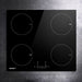 Electric Induction Cooktop 60cm Ceramic 4 Zones Stove Cook Top Hot Plate -Home Living Store - -  
