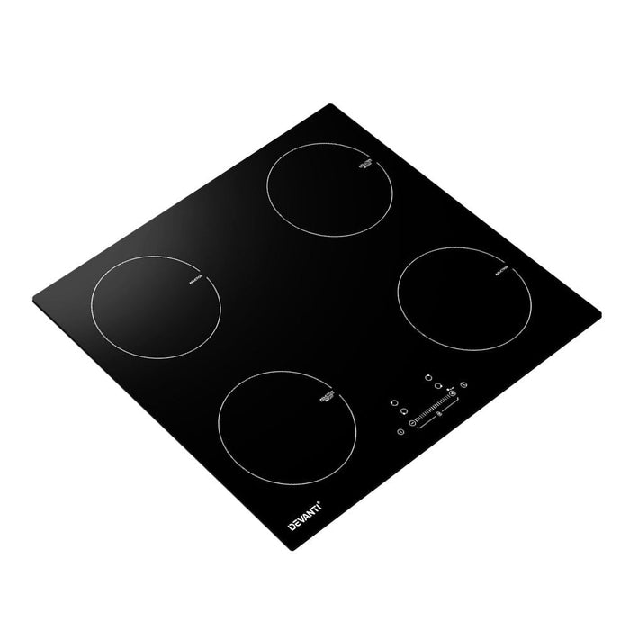 Electric Induction Cooktop 60cm Ceramic 4 Zones Stove Cook Top Hot Plate -Home Living Store - -  