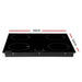 Electric Induction Cooktop 60cm Ceramic 4 Zones Stove Cook Top Hot Plate -Home Living Store - -  