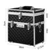 Embellir Portable Cosmetic Beauty Makeup Carry Case with Mirror - Diamond Black -Home Living Store - -  