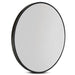 Embellir Wall Mirror Makeup 70cm Home Decor Framed Mirrors Bathroom Round Black -Home Living Store - -  