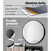 Embellir Wall Mirror Makeup 70cm Home Decor Framed Mirrors Bathroom Round Black -Home Living Store - -  