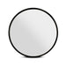 Embellir Wall Mirror Makeup 90cm Home Decor Framed Mirrors Bathroom Round Black -Home Living Store - -  