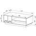Encore Coffee Table Dark Oak by Tauris™ -Home Living Store - -  