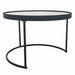 Nested Coffee Table White Marble/English Oak by Criterion™ -Home Living Store - -  