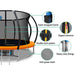 Everfit 10FT Trampoline Round Trampolines With Basketball Hoop Kids Present Gift Enclosure Safety Net Pad Outdoor Orange -Home Living Store - -  