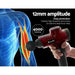 Everfit Massage Gun 6 Heads Electric Massager LCD Vibration Percussion Relief -Home Living Store - -  
