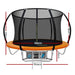 Everfit Trampoline 8FT Kids Trampolines Cover Safety Net Pad Gift Orange -Home Living Store - -  