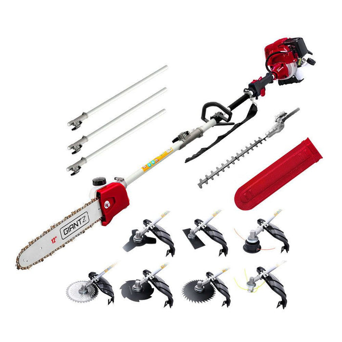 FOUR-STROKE Pole Chainsaw Hedge Trimmer Brush Cutter Whipper Multi Tool Saw -Home Living Store - -  