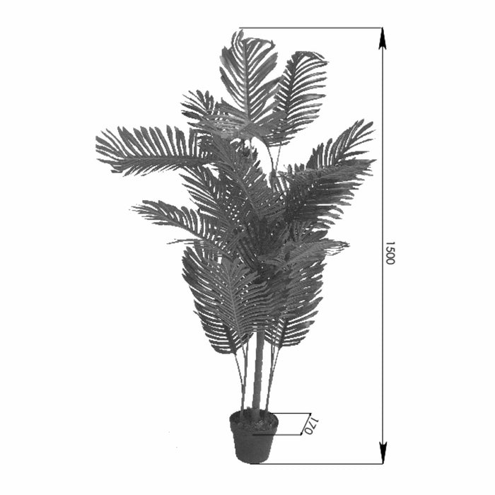 Faux Hawaii Palm 150cm -Home Living Store - -  