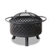 Fire Pit BBQ Grill Smoker Portable Outdoor Fireplace Patio Heater Pits 30" -Home Living Store - -  