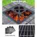 Fire Pit BBQ Grill Smoker Table Outdoor Garden Ice Pits Wood Firepit -Home Living Store - -  