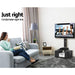 Floor TV Stand with Bracket Shelf Mount -Home Living Store - -  