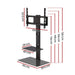 Floor TV Stand with Bracket Shelf Mount -Home Living Store - -  