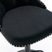 Four Height Adjustable Swivel Bar Stool Velvet Nail head Barstool with Footrest -Home Living Store - -  
