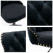 Four Height Adjustable Swivel Bar Stool Velvet Nail head Barstool with Footrest -Home Living Store - -  