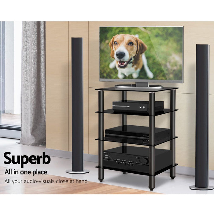 Four Tier HiFi Rack -Home Living Store - -  