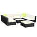 Gardeon 10PC Outdoor Furniture Sofa Set Wicker Garden Patio Lounge -Home Living Store - -  