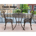 Gardeon 3PC Outdoor Setting Cast Aluminium Bistro Table Chair Patio Bronze -Home Living Store - -  