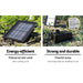 Gardeon 3 Tier Solar Powered Water Fountain - Black -Home Living Store - -  