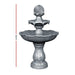 Gardeon 3 Tier Solar Powered Water Fountain - Black -Home Living Store - -  