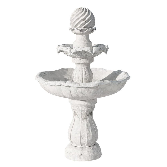 Gardeon 3 Tier Solar Powered Water Fountain - Ivory -Home Living Store - -  