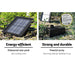 Gardeon 3 Tier Solar Powered Water Fountain - Ivory -Home Living Store - -  