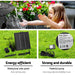 Gardeon 3 Tier Solar Powered Water Fountain with Light - Blue -Home Living Store - -  