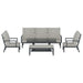 Gardeon 5PCS Outdoor Furniture Setting Table Chair Set Aluminium Sofa 7-Seater -Home Living Store - -  