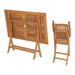 Gardeon 7PCS Outdoor Dining Set Garden Chairs Table Patio Foldable 6 Seater Wood -Home Living Store - -  