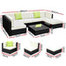 Gardeon 7PC Sofa Set with Storage Cover Outdoor Furniture Wicker -Home Living Store - -  