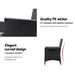 Gardeon 9 Piece Outdoor Dining Set - Black -Home Living Store - -  