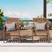 Gardeon Garden Bench Chair Table Loveseat Wooden Outdoor Furniture Patio Park Brown -Home Living Store - -  
