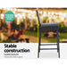 Gardeon Outdoor Bar Set Table Stools Furniture Dining Chairs Wicker Patio Garden -Home Living Store - -  