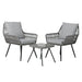 Gardeon Outdoor Furniture 3-Piece Lounge Setting Chairs Table Bistro Set Patio -Home Living Store - -  