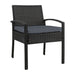 Gardeon Outdoor Furniture Bistro Wicker Chair Black -Home Living Store - -  