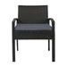 Gardeon Outdoor Furniture Bistro Wicker Chair Black -Home Living Store - -  