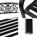 Gardeon Outdoor Garden Bench Seat Steel Outdoor Furniture 3 Seater Park Black -Home Living Store - -  