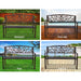 Gardeon Outdoor Garden Bench Seat Steel Outdoor Furniture 3 Seater Park Bronze -Home Living Store - -  