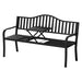 Gardeon Outdoor Garden Bench Steel Foldable Table Furniture Patio Loveseat -Home Living Store - -  