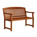 Gardeon Outdoor Garden Bench Wooden 2 Seater Lounge Chair Patio Furniture Brown -Home Living Store - -  